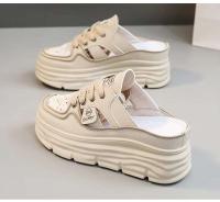 Zapatos transpirables de verano 2024, sandalias de mujer informales y a la moda con suela gruesa y suela gruesa de tela interior de gran tamaño - details 7