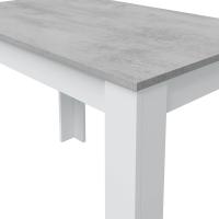 Mesa de Comedor Extensible de Madera Blanca Estilo Canadiense 140 a 190cm Ancho 90 Altura 78 - details 42