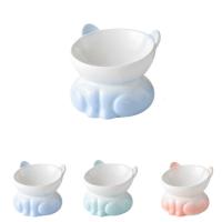 Suministros para mascotas, cuenco de cerámica para gatos, cuenco de alimentación creativo y bonito para comida de perros, cuenco de base alta antideslizante multiusos para mascotas, contenedor de agua - details 3