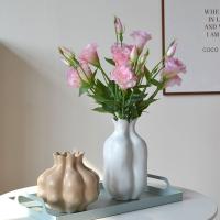 Flores artificiales de Lisianthus de tacto Real, flores de seda, ramo de novia, flores falsas de Eustoma, suministros para fiestas elegantes - details 8