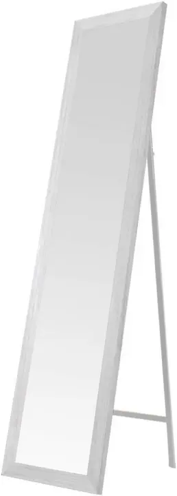 Espejo de pie Blanco decapé de Madera de 37x157 cm - 1