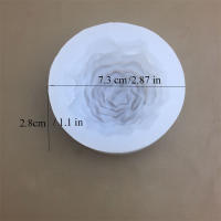 1 molde de silicona para hornear con diseño de peonía, molde para chocolate, herramientas de decoración de pasteles de boda, gelatina, fondant, pasteles, chocolate, velas, molde DIY para manualidades, regalo hecho a mano - details 1
