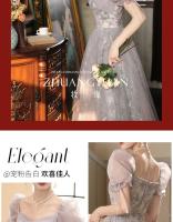 Noche de banquete de alta gama, etiqueta de lujo para adultos, examen artístico, vestido de princesa, vestido de fiesta anual - details 10