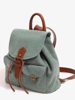 Mochila de Denim Retro Bolsa de Viaje con Forro de Denim - details 4