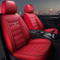 Cubierta de asiento de coche universal en cuero PU para la temporada completa Fácil instalación Protección para asiento de coche SUV - details 2