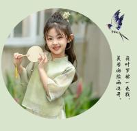 Conjunto de ropa de verano y Tang para niña, vestido de manga corta de estilo occidental, estilo antiguo chino, Hanfu para niño grande 2025 - details 14