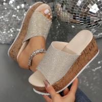 Zapatillas de plataforma con tacón de cuña para mujer, zapatos de verano - details 3