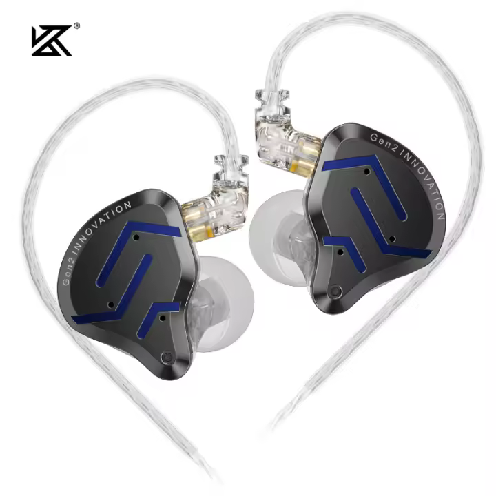 KZ-ZSN PRO 2 In-ear Wired Headphones With HD Mic Noise Cancelling Linear Coil Technology HIFI Stereo For Gaming Sport Live Calls - 1