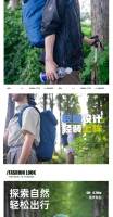 Bolsa de montañismo para acampar al aire libre Hombres y mujeres Sistema de transporte ligero y transpirable Equipaje de gran capacidad Mochila Bolsa de viaje grande - details 14
