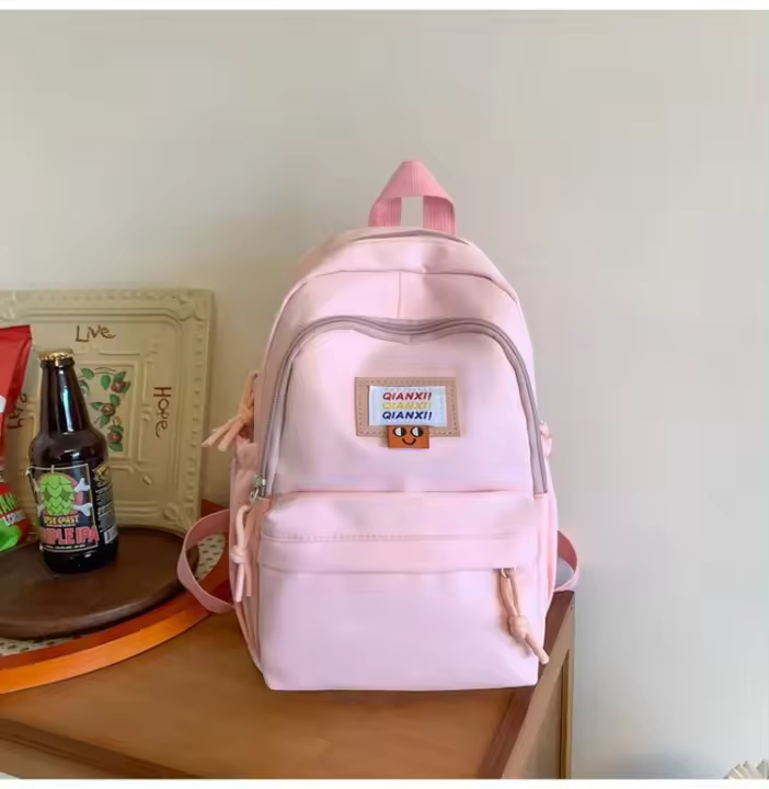 Mochila Escolar Japonesa Material de Nylon para Forro y Exterior Estudiantes Universitarios, Viajes, Estilo Fresco y Dulce - 1