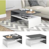 Mesa de sofá, mesa de centro, mesa central, diseño moderno, estilo artístico, medidas: 90 x 60 cm - details 15