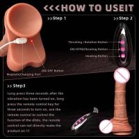 Leten-vibrador inalámbrico con Control remoto, varilla telescópica, penetración Anal, masaje Vaginal, masturbador femenino, consolador, Juguetes sexuales - details 5