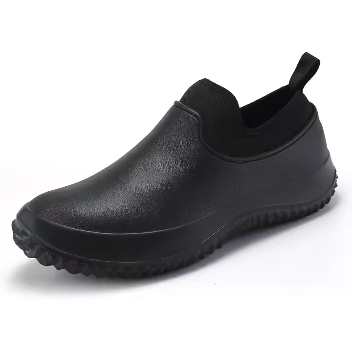 Zapatos de Chef para Hombres Talla Grande, Antideslizantes, Impermeables, Plano, Forro de Plástico, Suela de Goma Resistente al Desgaste - 1