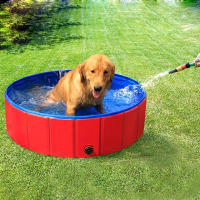 Bañera Plegable y Portátil para Mascotas Baño de Ducha para Perros, Lavabo de Baño Inflable y Portátil con Drenaje - details 0