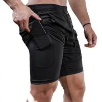 Pantalones de Correr 2 en 1 para Hombres Secado Rápido, Elástico, Bolsillos con Bucle de Toalla - details 8