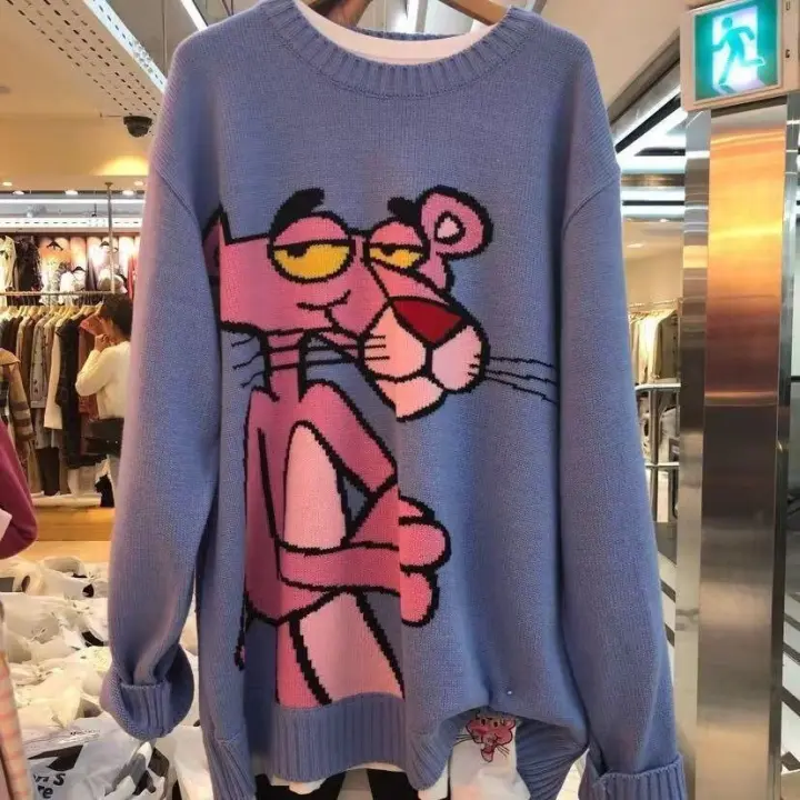 SUÉTER de leopardo rosa de moda para MUJER - 1