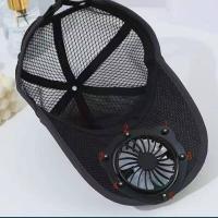 Ventilador incorporado Béisbol para fanáticos Protección UV frente ancha Sombrero para el sol Gorra refrescante ligera y transpirable ​ - details 1