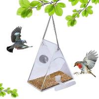 Alimentador de aves con cámara, con cámara HD de visión nocturna para observación de aves al aire libre y captura de fotos A - details 7