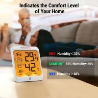 Termómetro digital para el hogar Thermopro TP53, higrómetro, sensor de temperatura y humedad, estación meteorológica retroiluminada para habitación - details 2