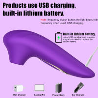 Vibrador de Succión Clitoral OOEEY para Mujeres Estimulador de Pezón Vibrador Erótico Adulto Cargable Juguete Sexual para Adultos - details 5