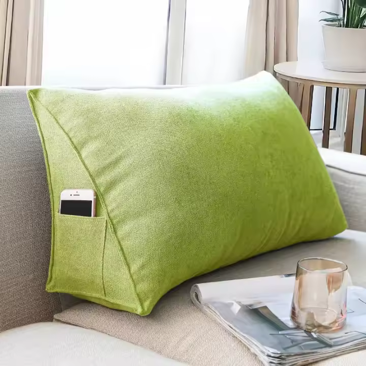 Cojín de Lectura Almohada de Apoyo para el Espalda Cojín de Sofá o Piso Amplio y Cómodo para Relajación - 1