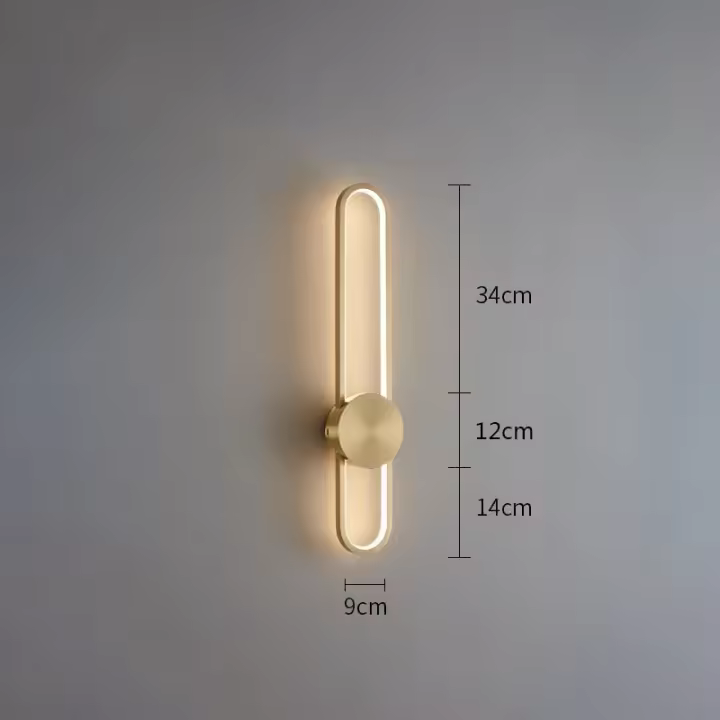 Lámpara de pared moderna LED, apliques nórdicos, decoración interior del hogar, lámpara para sala de estar, lámpara de pared del dormitorio, lámpara de escalera - 1