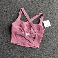 Sujetador deportivo con tiras cruzadas para mujer, Sujetador deportivo sin costuras de alto impacto, Top Sexy para Yoga y Fitness, ropa interior deportiva, sujetador de realce, Top deportivo para mujer - details 9