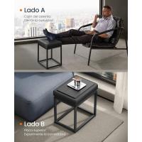 Taburete Redondo Banco de Maquillaje con Tapa Reversible Carga de 300kg - details 16