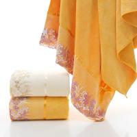 Juego de toallas de baño con bordado de bordes de encaje, juego de toallas absorbentes de microfibra, decoración de boda y baño, 3 unidades - details 11