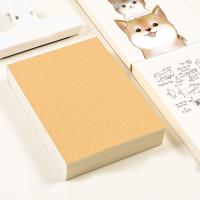 Cuaderno de borrador en blanco A6 a la moda, Bloc de notas grueso fácil de arrancar, 252 hojas de papel para mensajes, papelería para cuaderno de oficina DIY - details 13