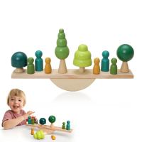 Rompecabezas educativo Montessori para niños, juego de Rayo de equilibrio para bebés, juguetes de bloques de construcción - details 9