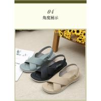 Sandalias dulces de verano para mujer, zapatos de suela gruesa de gran tamaño, informales, transpirables, cómodos, a la moda, sandalias de playa - details 16
