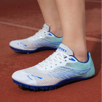 Hombres y mujeres estudiantes de salto largo pista y campo competencia profesional sprint zapatos de uñas - details 8