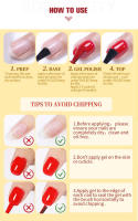 Esmalte de Uñas de Gel Semi-permanente Top Coat y Base de Alta Calidad 10ml Belleza en Tus Manos - details 18