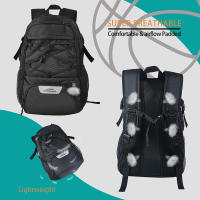 Basketball Soccer Backpack Bag - Soccer Backpack & Bags for Basketball Includes Separate Cleat Shoe and Ball Compartment - details 3