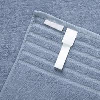 Juego de Toallas de Algodón Orgánico Ultra Suave 137 x 68 x 0,5 cm Tejido de Hilo Azul Jacquard - details 2