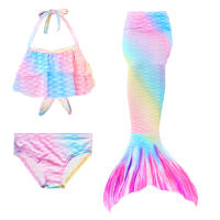 Traje de baño de cola de sirena para niños y niñas, bañador con Monofin - details 33