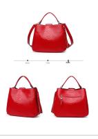 Bolso De Cuero Suave Y Genuino para Mujer, bolsa De Cuero con borde, diseñador, H - details 15