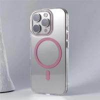 Para Magsafe funda de teléfono transparente para iPhone 16 15 14 13 Pro Max Plus 16e transparente magnético inalámbrico antiarañazos cubierta de PC - details 1