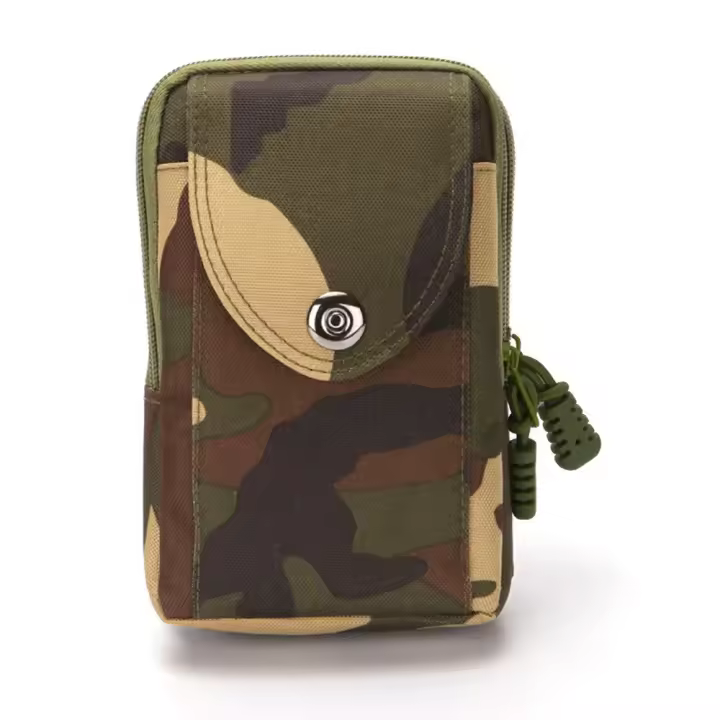 Bolsa de cintura de lona de 6,5»,Bolsa de transporte para equitación al aire libre,Bolsa para teléfono móvil para deportes al aire libre,Bolsa de cintura con cinturón,Mini bolsa de pecho para niños,Bolsa Crossbody - 1