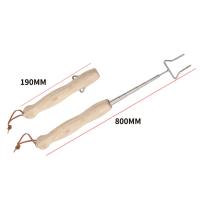Palos de malvavisco para fogatas, horquillas extensibles largas, accesorios de Camping para fogatas, fogatas y hoguera - details 3