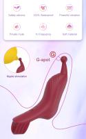 Vibrador de punto G para mujer, estimulador de clítoris y pezón, productos eróticos femeninos, Juguetes sexuales para adultos, 18 parejas - details 1