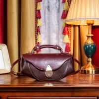 Bolso Cruzado Retro Elegante Tonos Oro y Marrón Perfecto para Commutar, Comprar y Uso Diario - details 4