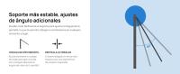 Arzopa Monitor portátil de 14,0 pulgadas FHD 1080P IPS USB-C Mini-HDMI segunda pantalla externa para Mac Laptop PC Android Switch Xbox PS4/5,A1S - details 7