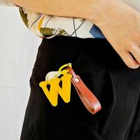 Organizador de llaves de PU con 26 letras, llavero con hebilla de cintura, alfabeto de negocios, hebilla para llave de coche, bolsa, llavero, llavero de negocios - details 6