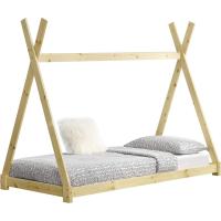 Cama para niños pequeños Cama Infantil 160 x 80cm Estructura Tipi de Madera Pino Color Pino Natural - details 7