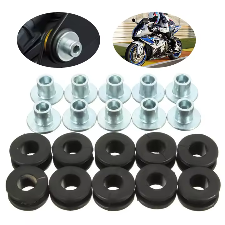Arandelas de goma para amortiguador de motocicleta, arandelas de anillo de sellado, piezas de accesorios de motocicleta - 1