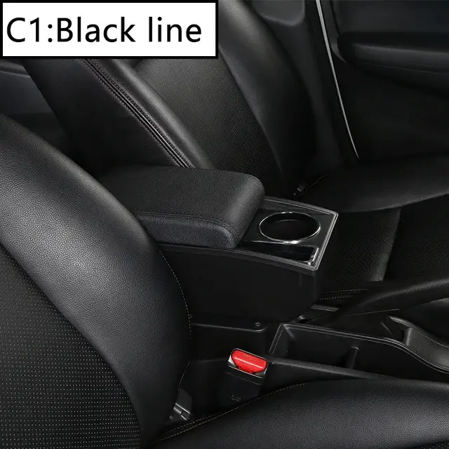 Reposabrazos para SUZUKI SX4, piezas de reacondicionamiento, caja de almacenamiento, accesorios de coche, detalles interiores - 1
