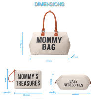 PANGDUBE-bolsa de mamá con cambiador portátil, bolsa de pañales para bebés, mochila para más, paquetes de maternidad, 5 unids/set - details 1