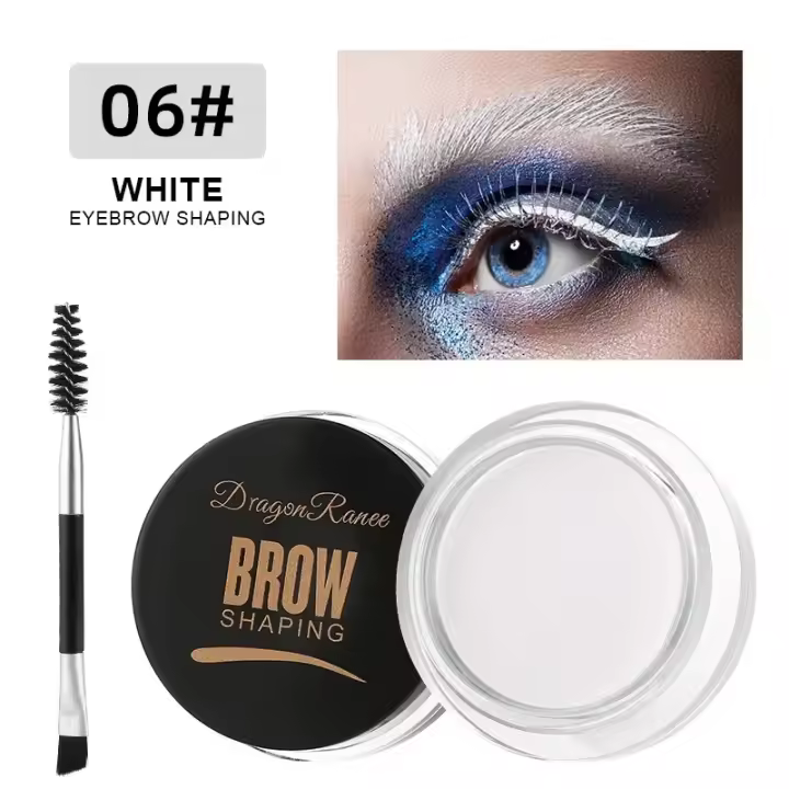 Matte Brown Black Wild Eyebrow Cream 3D Natural Tint Eyebrow Enhancers Gel Wax Waterproof Lasting Eye Makeup Cosmetic Tools - 1